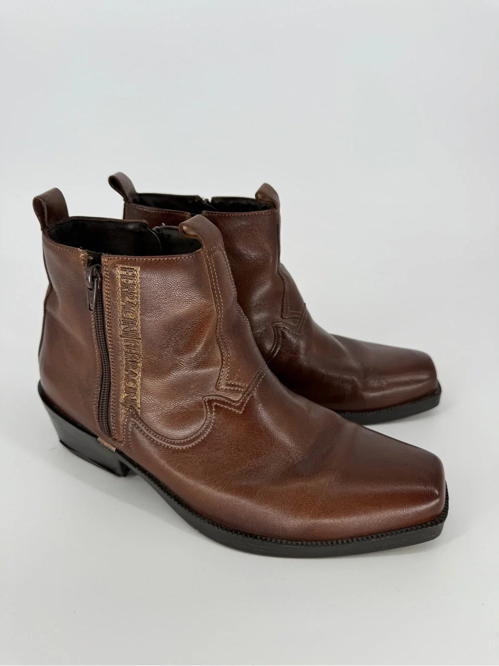 Ferracini Western Style Ankle Boots Size 11